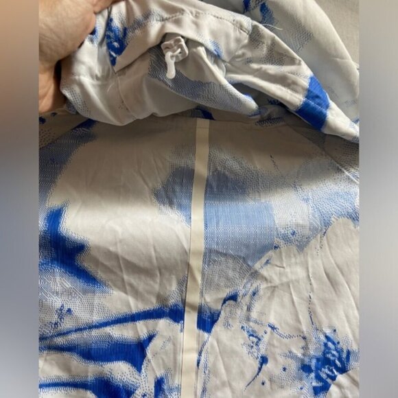 ADIDAS Ultra Graphic Hooded Lightweight Running Jacket Sz S - Picture 6 of 14